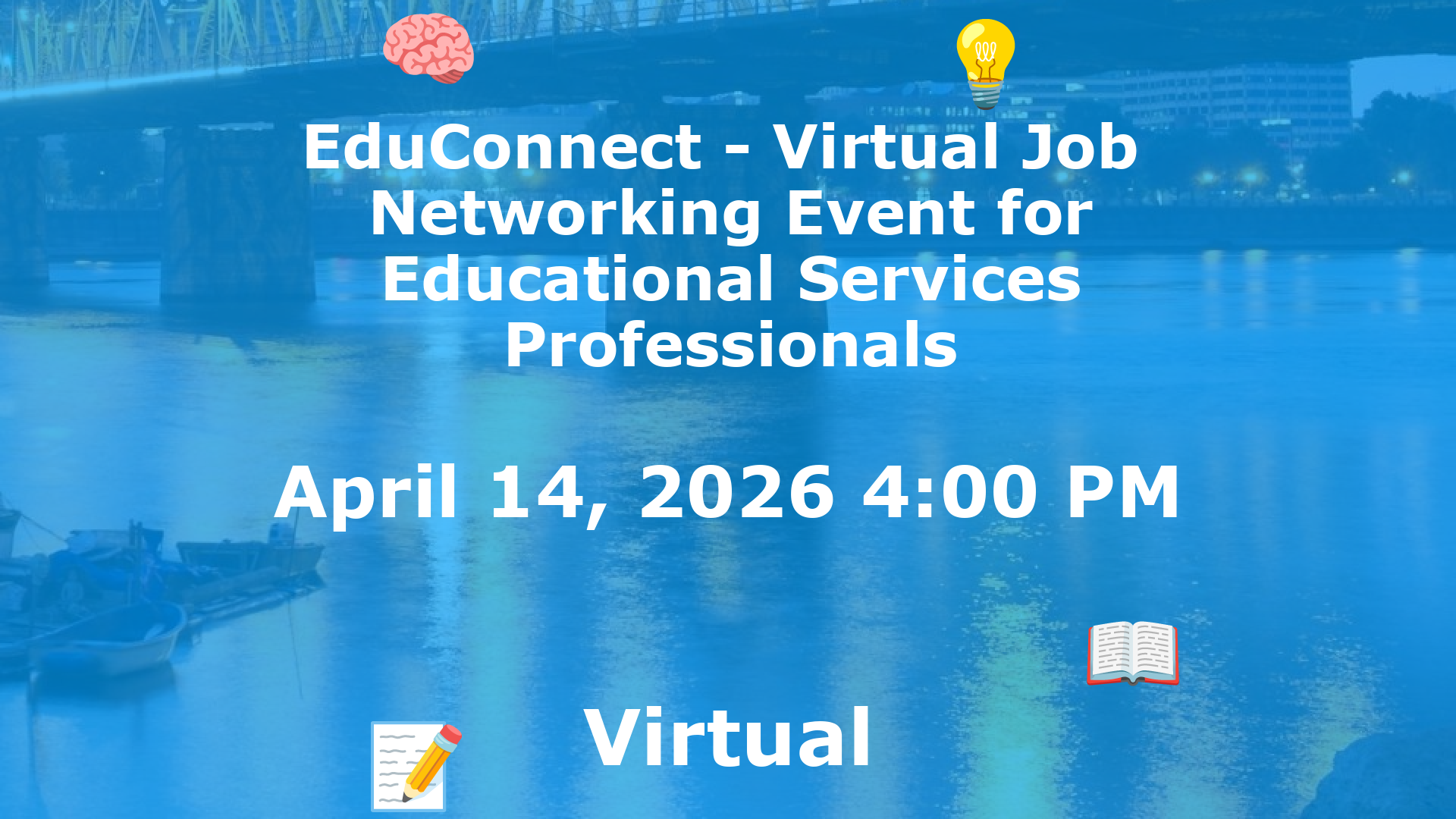 EduConnect - Virtual Job  Networking Event for Educational Services Professionals event image